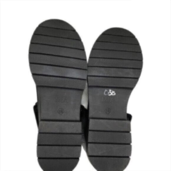 NEW MIA Black Ankle Combat Biker Boots Size 8.5 - Picture 6 of 8